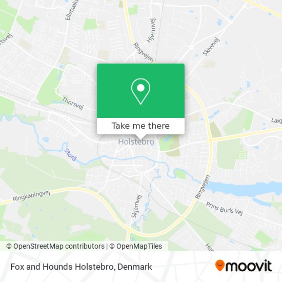 Fox and Hounds Holstebro map