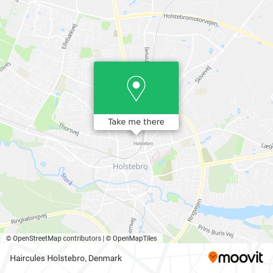 Haircules Holstebro map