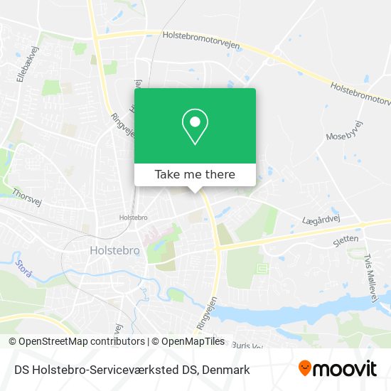 DS Holstebro-Serviceværksted DS map