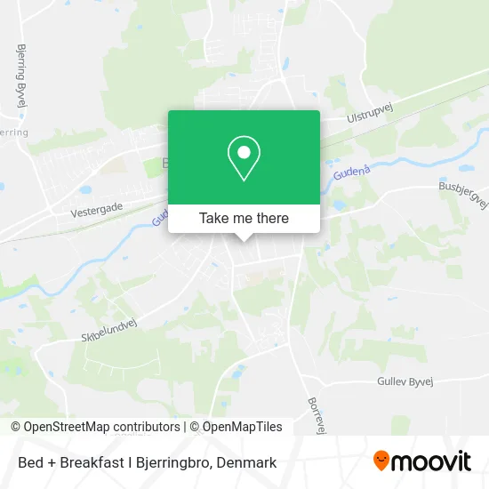 Bed + Breakfast I Bjerringbro map