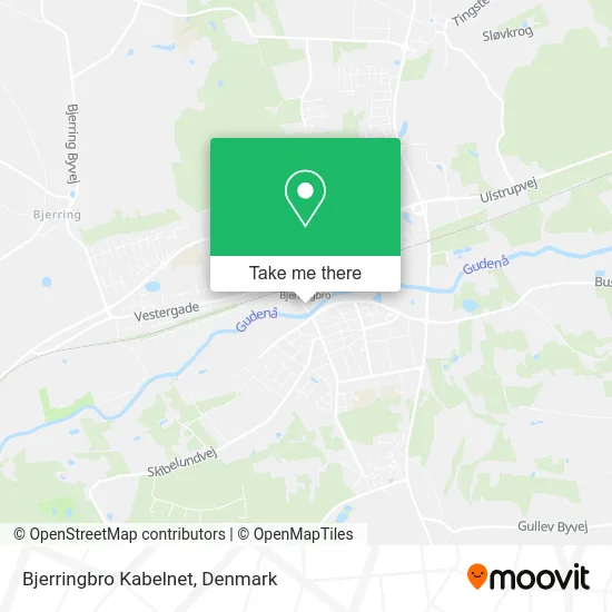 Bjerringbro Kabelnet map