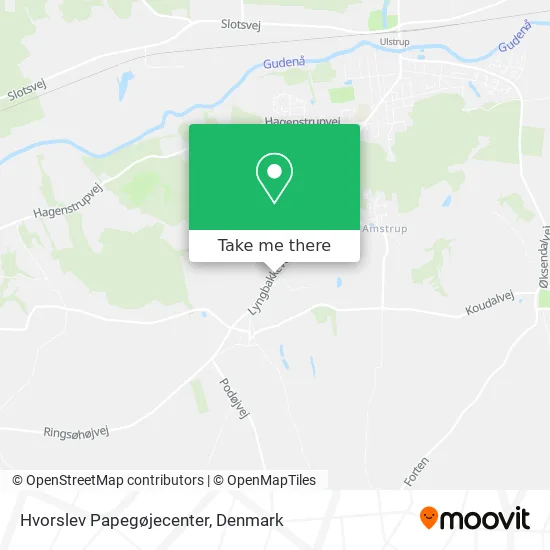 Hvorslev Papegøjecenter map