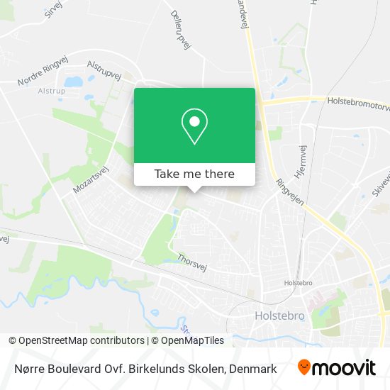 Nørre Boulevard Ovf. Birkelunds Skolen map