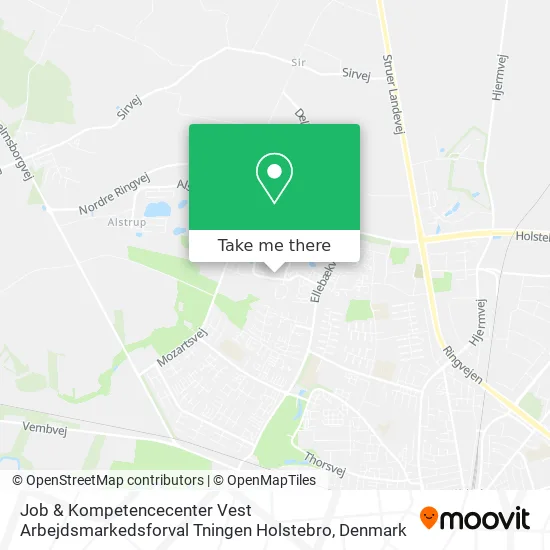 Job & Kompetencecenter Vest Arbejdsmarkedsforval Tningen Holstebro map