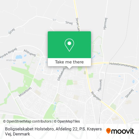 Boligselskabet Holstebro, Afdeling 22, P.S. Krøyers Vej map