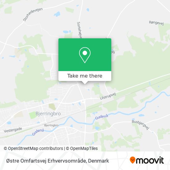 Østre Omfartsvej Erhvervsområde map