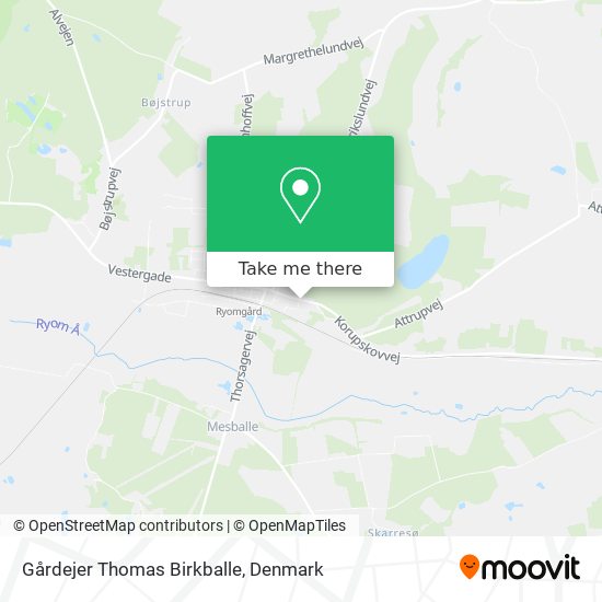 Gårdejer Thomas Birkballe map