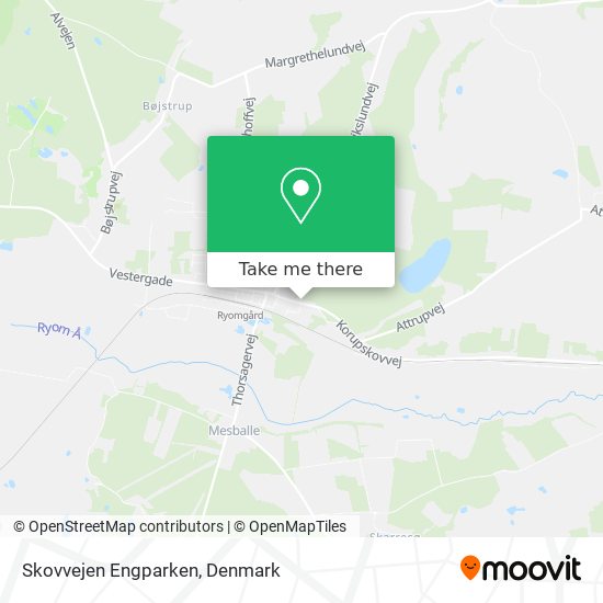 Skovvejen Engparken map