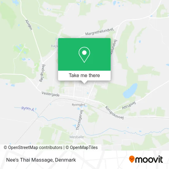 Nee's Thai Massage map