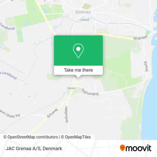 JAC Grenaa A/S map