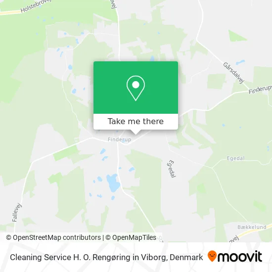Cleaning Service H. O. Rengøring in Viborg map