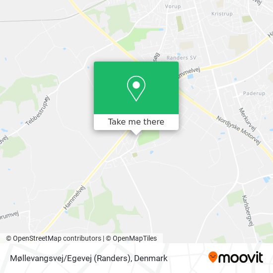 Møllevangsvej/Egevej (Randers) map