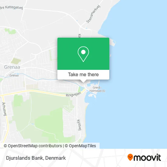 Djurslands Bank map