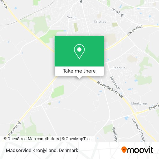 Madservice Kronjylland map