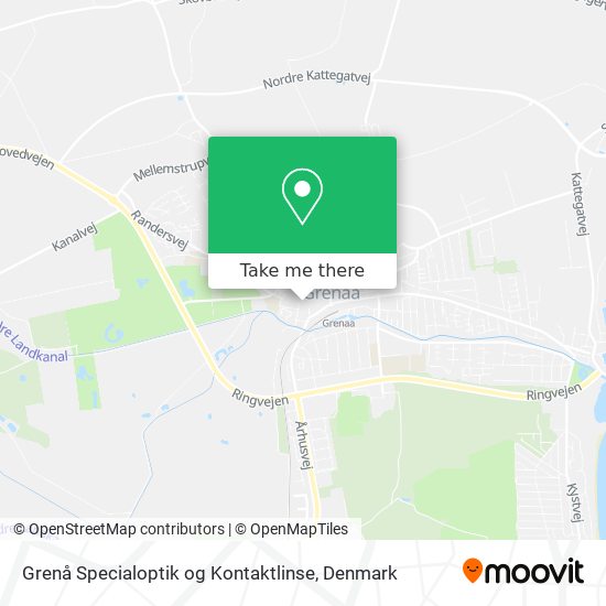 Grenå Specialoptik og Kontaktlinse map