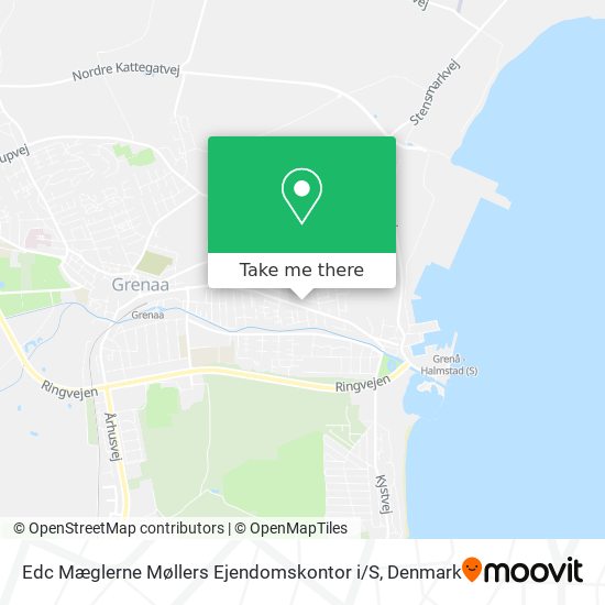 Edc Mæglerne Møllers Ejendomskontor i / S map