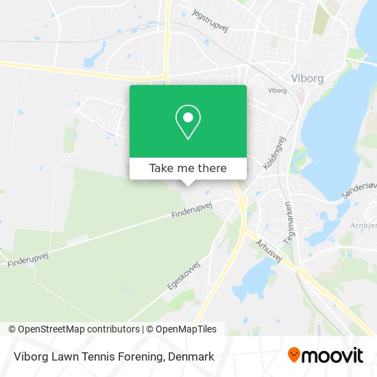 Viborg Lawn Tennis Forening map