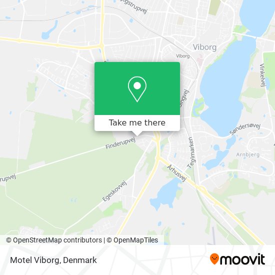 Motel Viborg map