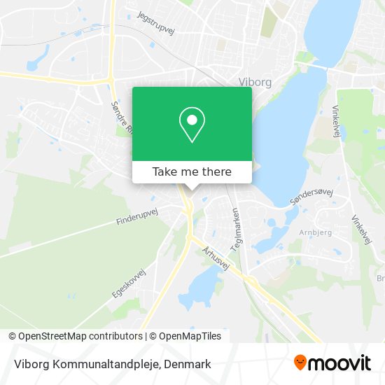 Viborg Kommunaltandpleje map