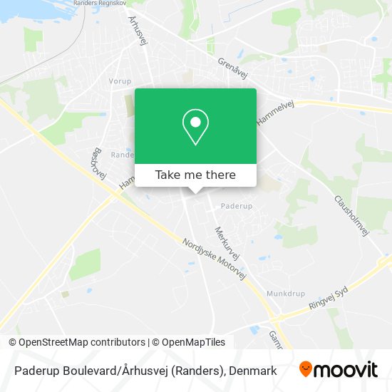 Paderup Boulevard / Århusvej (Randers) map