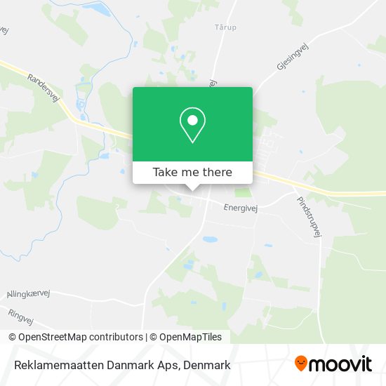 Reklamemaatten Danmark Aps map