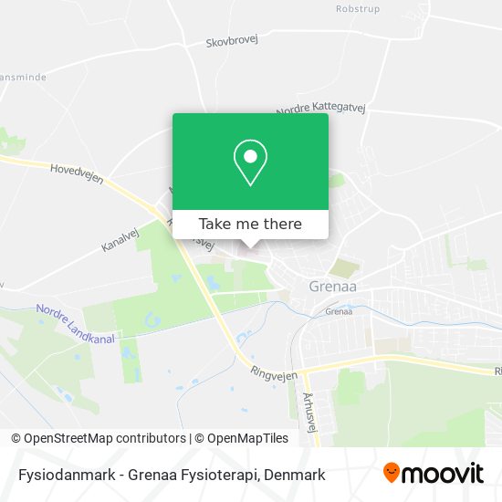 Fysiodanmark - Grenaa Fysioterapi map