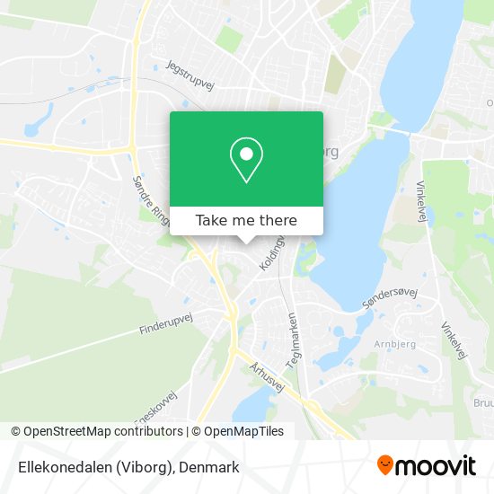 Ellekonedalen (Viborg) map