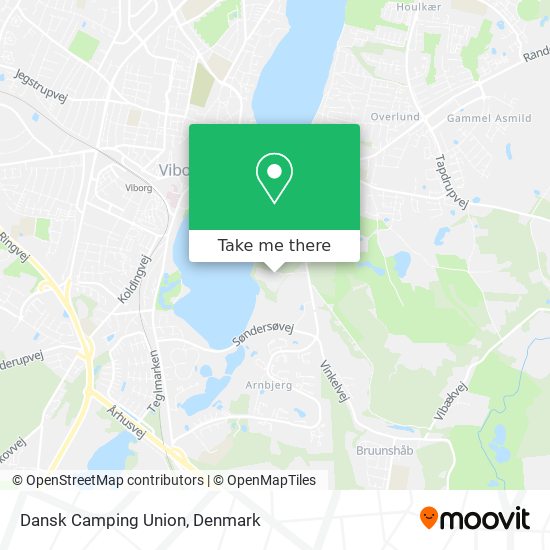 Dansk Camping Union map