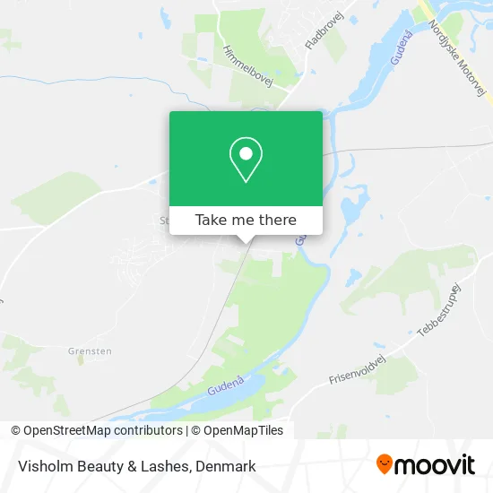 Visholm Beauty & Lashes map