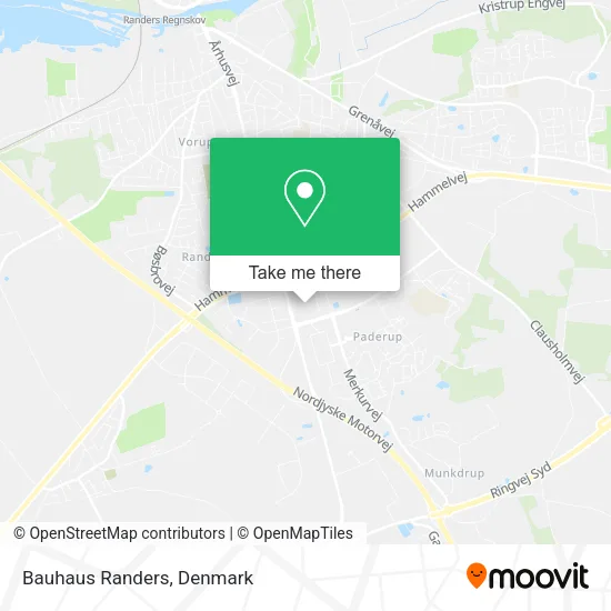 Bauhaus Randers map