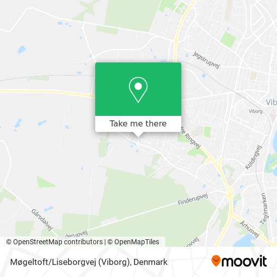 Møgeltoft/Liseborgvej (Viborg) map