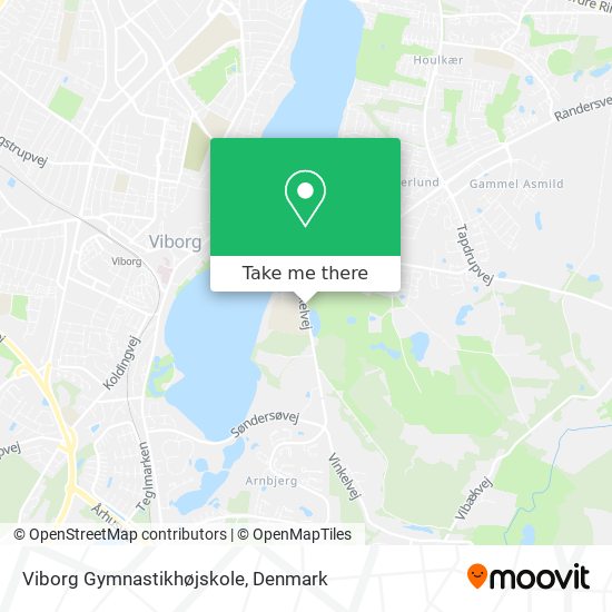 Viborg Gymnastikhøjskole map