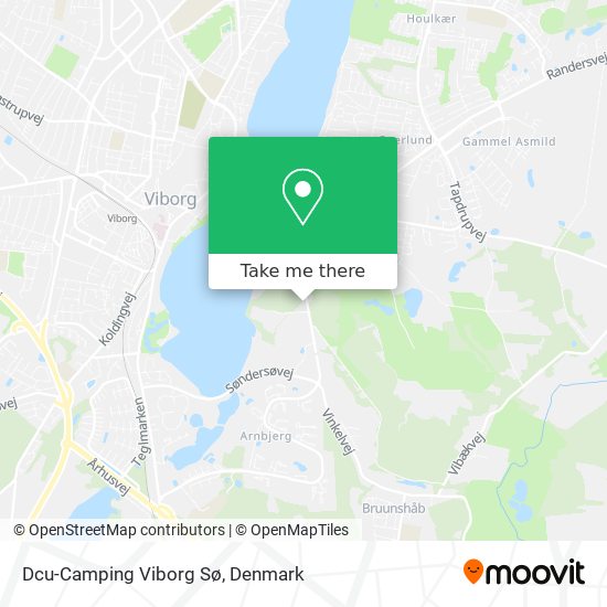 Dcu-Camping Viborg Sø map