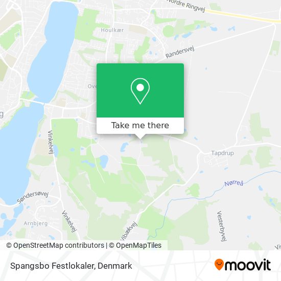 Spangsbo Festlokaler map