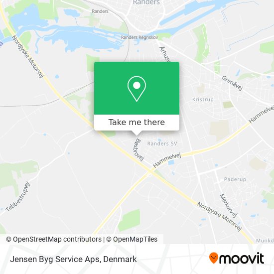 Jensen Byg Service Aps map