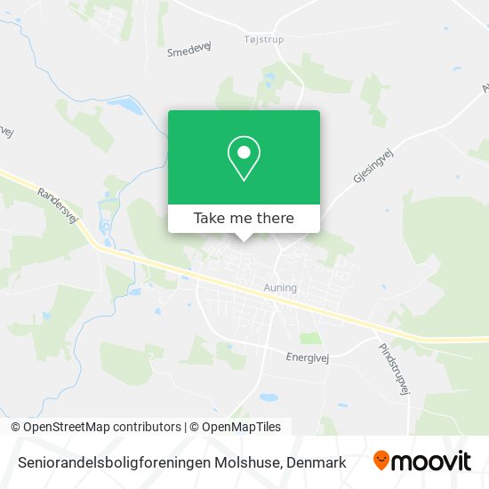 Seniorandelsboligforeningen Molshuse map