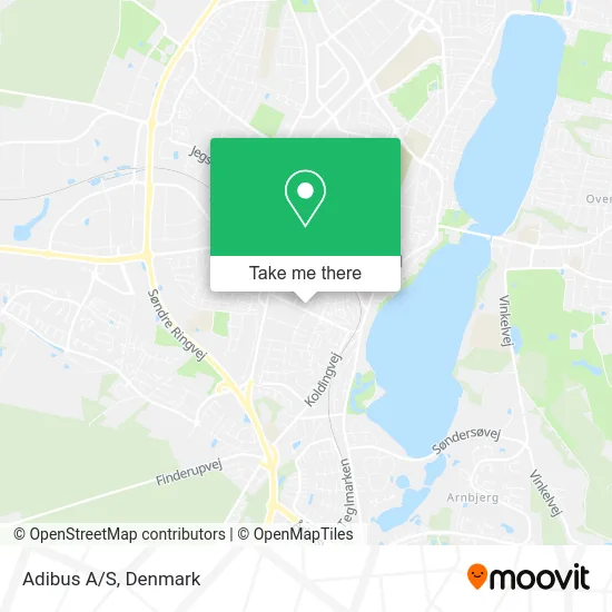 Adibus A/S map