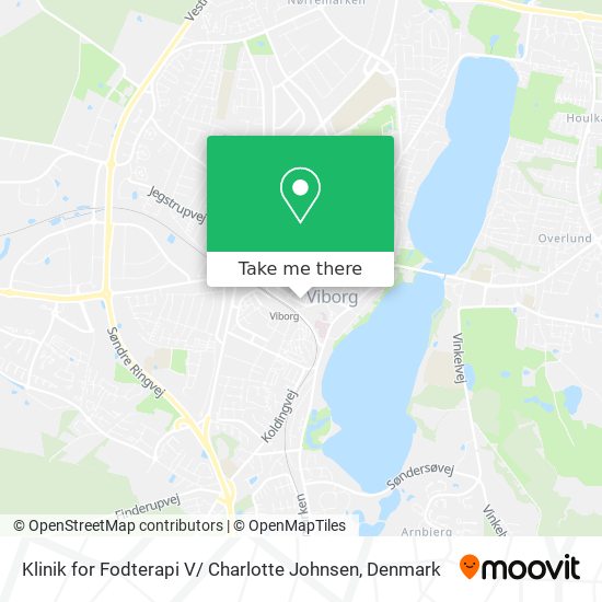 Klinik for Fodterapi V/ Charlotte Johnsen map