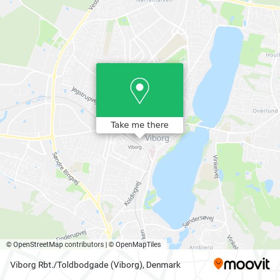 Viborg Rbt. / Toldbodgade map