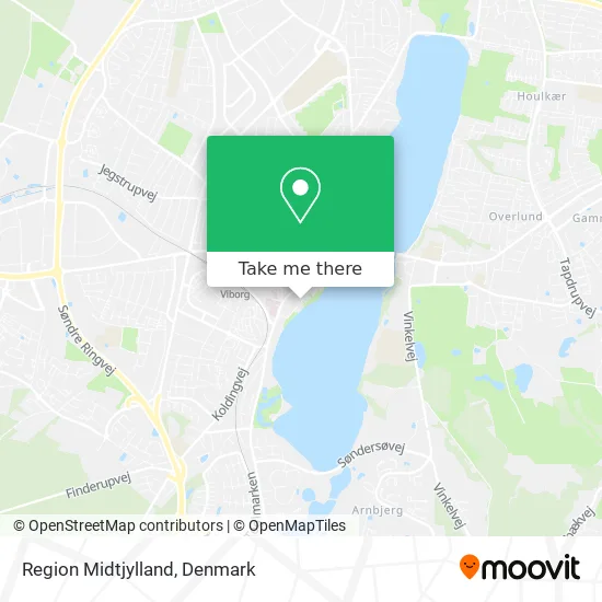 Region Midtjylland map