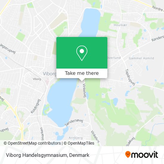 Viborg Handelsgymnasium map