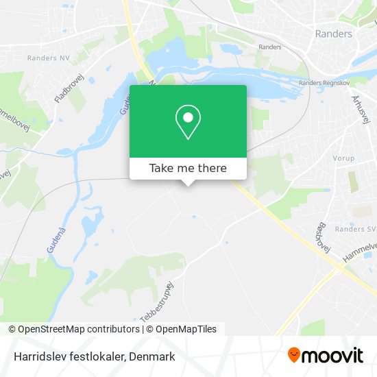 Harridslev festlokaler map