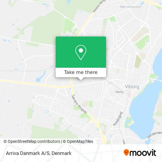 Arriva Danmark A/S map