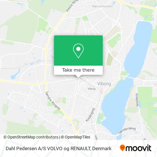 Dahl Pedersen A / S VOLVO og RENAULT map