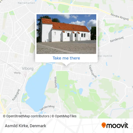 Asmild Kirke map