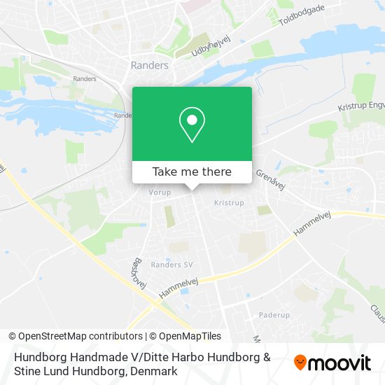 Hundborg Handmade V / Ditte Harbo Hundborg & Stine Lund Hundborg map