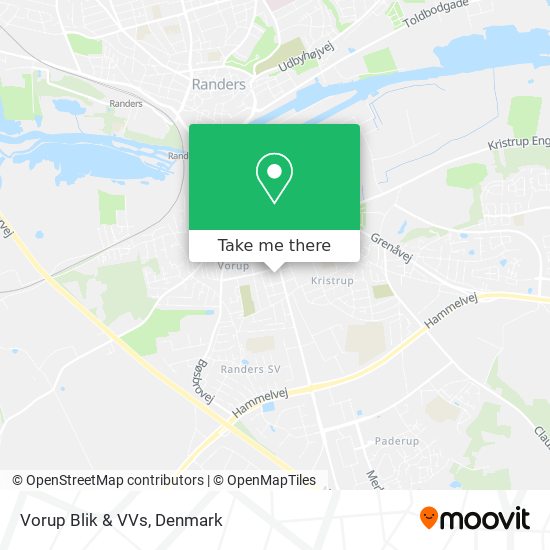 Vorup Blik & VVs map