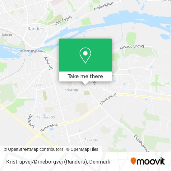 Kristrupvej / Ørneborgvej (Randers) map