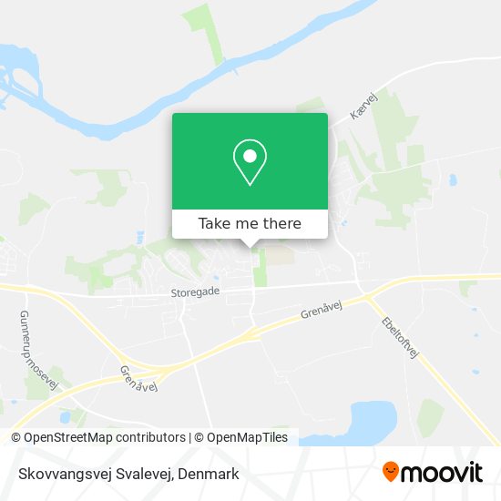 Skovvangsvej Svalevej map