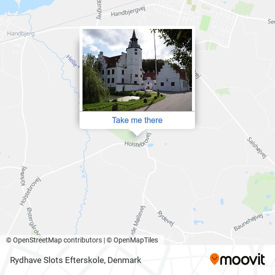 Rydhave Slots Efterskole map